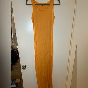 Orange Maxi Dress- small